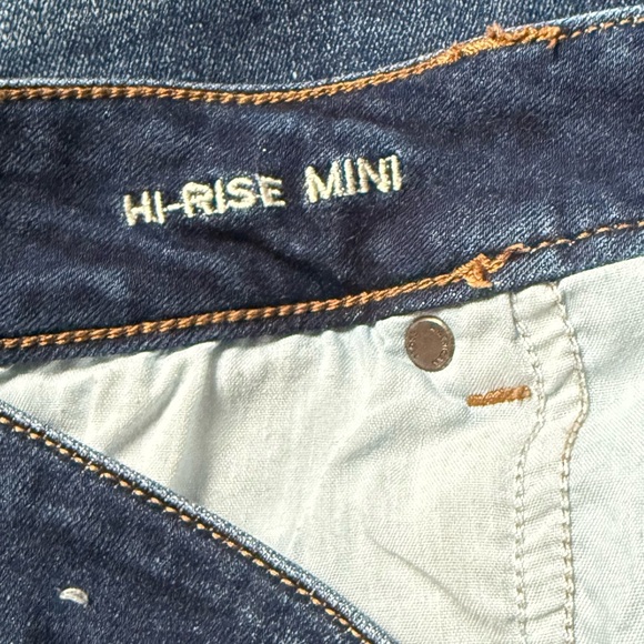 American Eagle Stretch Hi-Rise Denim Mini Skirt - Picture 5 of 7